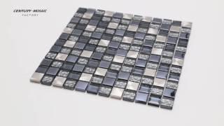 2016 NEW Glass&Stainless Steel Mosaic Tile,Centurymosaic Factory Manufacturer Supplier