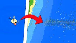 I Spawned 10,000 Humans In The Ocean - Worldbox