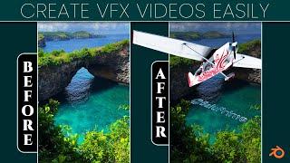 How to create VFX videos using Blender 3D | Blender tutorial
