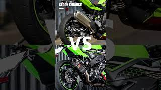 2023 Ninja ZX-4R - STOCK vs AFTERMARKET - EXHAUST NOTE