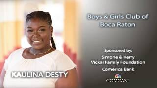 Kaulina Detsy: Boys & Girls Club of Boca Raton 2020 Youth of the Year