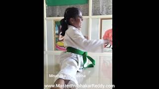 Mrudvika Karate Samritha Martial Arts Training Academy of Master Prabhakar Reddy +91 9849465401