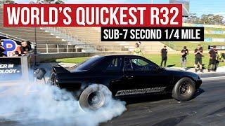 Most Famous Drag R32: JUN II, The 3000HP 6 Second 1/4 Mile Beast...