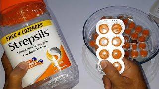 STREPSILS ORANGE VITAMIN C LOZENGES