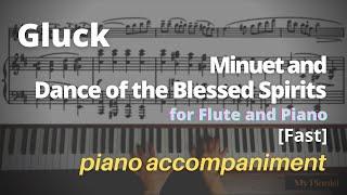 Gluck - Minuet and Dance of the Blessed Spirits: Piano Accompaniment [Fast]