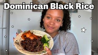 Making Dominican Black Rice SUCCESSFULLY for the first time