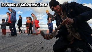 Fishing at Worthing pier - mixed bag | Fishing With Jack | Sea Fishing | UK Fishing | Beach Fishing