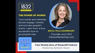 The Power Of Nonprofit Words with Erica Mills Barnhart