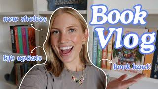 book vlog!  (new bookshelves, book haul, and updates)