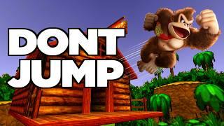 How many Donkey Kong Games can I beat WITHOUT JUMPING?