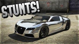 EPIC GTA 5 STUNTS! - Grand Theft Auto 5 Bugatti, Motorbike Stunts!