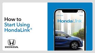 How to Start Using HondaLink