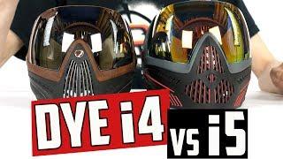 Dye i4 vs i5 Paintball Mask Comparison - 4K