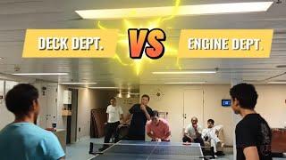 Table tennis onboard cruise ship