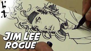 Jim Lee drawing Rogue