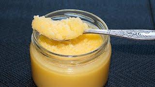 Настоящее Топленое Масло в Домашних условиях Правильный Рецепт Масло ГХИ