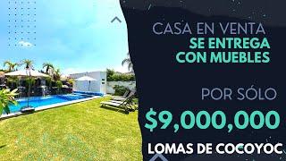 ¡ASOMBROSA CASA EN VENTA! SE ENTREGA CON MUEBLES$9,000,000