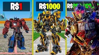 TRANSFORMERS DE R$ 1 para R$1.000.000,00 no GTA 5!
