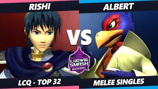 Ludwig Invitational - Rishi (Marth) Vs. Albert (Falco) SSBM Melee Tournament