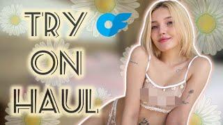 4K TRANSPARENT SHEER LINGERIE SET | ONE PIECE TRY ON HAUL | AMAZING AND BEAUTIFUL