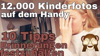 KindheitsErinnerungen sinnvoll aufbewahren und Überblick behalten l Kinderfotos Tipps