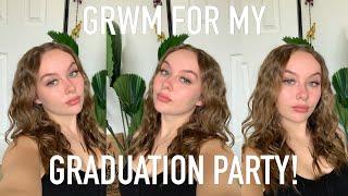 GRWM FOR MY GRADUATION PARTY | Makeup, Hair, and Outfit! | Caila Stevens