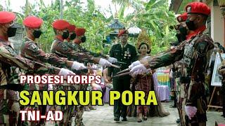 TRADISI KORPS SANGKUR PORA TNI-AD | Sertu Putu Darmayasa & Luh Ayu Sariani