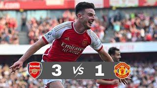 Arsenal vs Manchester United 3-1 English Premiere League 2023 Highlights