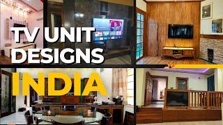 TV UNIT DESIGNS INDIA / Hresun Interiors