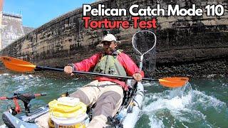 ROUGH WATER Torture Testing the PELICAN CATCH MODE 110 at Hydroelectric Dam - HOW DOES IT PERFORM?