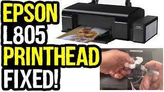 Ink missing problem Epson L805 | Epson L805 printhead cleaning