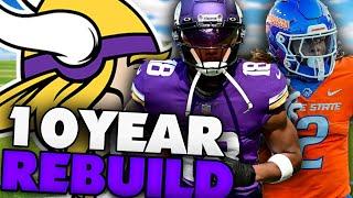 The Vikings Draft Ashton Jeanty! Minnesota Vikings 10 Year Rebuild! Madden 25 Franchise