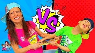 DeeDee and Matteo Learn to Share | Sharing is Caring | Funny Stories For Kids