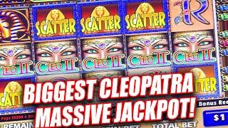 50k FRIDAY  I RISKED $50,000 FOR THE BIGGEST JACKPOT OF MY LIFE ON CLEOPATRA 2  HIGH LIMIT SLOTS