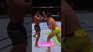 AI Power | #ufc #aifunny #mma #mmafights #knockout #worldfight #viralshort