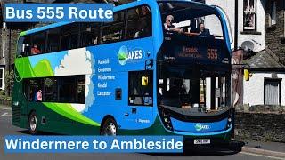 The Lakes Connection! Route 555 Bus. Windermere - Ambleside.