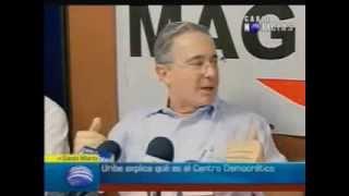 Uribe explica qué es el Centro Democrático