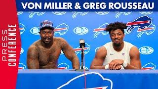 Von Miller And Greg Rousseau: "Just Feeding Off Each Other's Energy" | Buffalo Bills