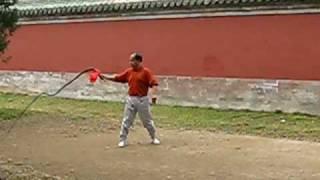 Chinese whip master at the Temple of Heaven