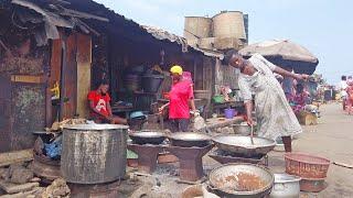 REAL LIFE INSIDE LOCAL COMMUNITY IN GHANA BUKOM