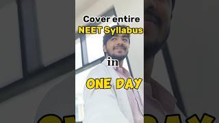 Want to cover neet syllabus in one day… Here’s the  secret#neet2025 #shorts #viral #mbbs #pw