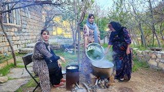 Cooking Ash Nazri in the Village of Iran | village lifestyle of iran