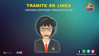 TRÁMITE EN LINEA DE LA UNIVERSIDAD NACIONAL DEL ALTIPLANO