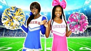 CHEERLEADING CHALLENGE!!! - Shasha and Shiloh - Onyx Kids