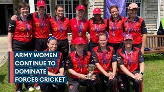 Army continue dominance of women's cricket with Inter Services 40-over title win | ACTION