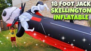 OUR BIGGEST INFLATABLE Jack Skellington 18 Foot Nightmare Before Christmas EPIC Halloween Blow Up