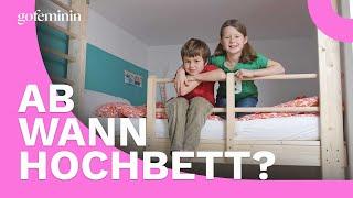 Ab wann dürfen Kinder im Hochbett schlafen?