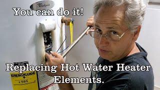 D.I.Y. How to replace the heating elements in your hot water heater. Maintenance Minute Jim Viebrock