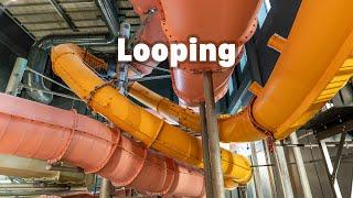 First LOOPING Water Slide in Belgium! Sportoase Groot Schijn