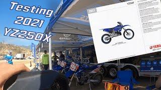 2021 Yamaha YZ250X Demo Test at Glen Helen Raceway| 4K GO PRO FOOTAGE